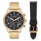 Relógio Masculino Orient Solartech Preto/Dourado Exclusivo