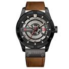 Relógio Masculino Original Curren Pulseira Couro Cronógrafo