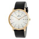 Relógio Masculino Oslo Slim Pulseira Couro Vidro Safira OMGSCS9U0002