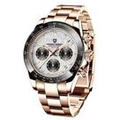 Relógio Masculino PAGANI DESIGN Ouro Rosa Prova DÁgua Relógio Masculino PAGANI DESIGN Ouro Rosa Prova DÁgua