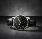Relógio Masculino Premium Montblanc Aço Inox Pulseira Couro Quartzo