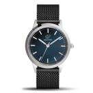 Relógio Masculino Preto Casual Sofisticado Elegante New Port Relógio Masculino Preto Casual Sofisticado Elegante New Port