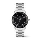 Relógio Masculino Preto Elegante Casual Analógico 40mm New Port