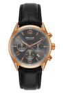 Relógio masculino seculus cronógrafo 77308gpsvrc3 pulseira de couro