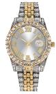 Relógio masculino SENRUD Diamond Fashion Crystal Quartz Analógico