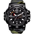 Relógio Masculino Shock Militar Exercito Smael Verde Camuflado Relógio Masculino Shock Militar Exercito Smael Verde Camuflado