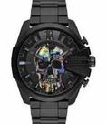 Relógio Masculino Skull Rainbow Dz4582 Caixa Card Manual NotaF