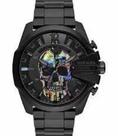 Relógio Masculino Skull Rainbow Dz4582 Caixa Card Manual NotaF - Diesel