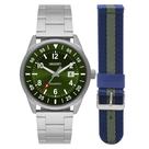 Relógio Masculino Solar Tech Orient Prata MBSS1450 E2SX