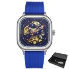 Relógio Masculino SWISH Pulseira De Borracha quadrado à prova D água