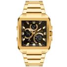 Relógio Masculino Technos Anadigi Ts Digitech Dourado BJ3940AA/1P