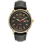 Relógio Masculino Technos Golf Preto Couro Classic 2115mxy1p
