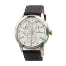 Relógio Masculino Technos Grandtech Couro Mostrador Prata Original Resistente à Água RT6P57AF0K Relógio Masculino Technos Grandtech Couro Mostrador Prata Original Resistente à Água RT6P57AF0K