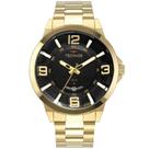 Relógio Masculino Technos Racer Performance Dourado Aço Inoxidável 5 ATM Analógico Data 2117LBO/4P