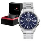 Relógio Masculino Technos Racer Prateado À Prova Dágua 50M 2115KZZS/1A