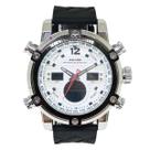 Relógio Masculino Weide AnaDigi WH-5205 Prata e Branco