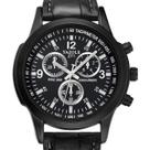 Relógio Masculino Yazole 271 Total Black Fosco