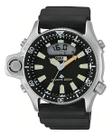 Relógio Mergulho Citizen Promaster Aqualand Jp2000 08e Prata Cor Da Correia P Cor Do Bisel Prateado