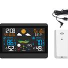Relógio meteorológico com sensor de RF, tela grande, cabo USB Relógio meteorológico com sensor de RF, tela grande, cabo USB