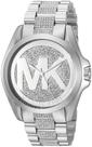 Relógio MichaelKors Mk6486 Cravejado Prata Completo