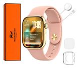 Relógio Microwear Smartwatch S11 Mini Series 11 42mm Whatsapp Gps Nfc 2026 Rosa