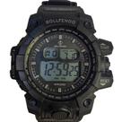Relógio Militar Preto Digital Exclusivo Resistente Água Moda