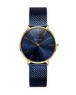 Relógio Minimalista Feminino Essence Blue Gold Santorini Elegance Relógio Minimalista Feminino Essence Blue Gold Santorini Elegance