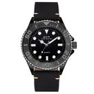 Relógio mod d6838g cx preta, mostrador preto, pulseira preta
