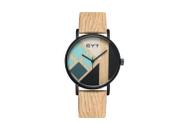 Relógio mod k0079l caixa revestida a grafite, mostrador multicolorido, pulseira marrom claro Relógio mod k0079l caixa revestida a grafite, mostrador multicolorido, pulseira marrom claro