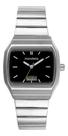Relógio Mondaine Anadigi Retrô Vintage Quadrado 32944g0mvne2 - Prateado - Preto - Digital