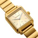 Relógio Mondaine Feminino Classic Quadrado Dourado com Ponteiros de Cristais Relógio Mondaine Feminino Classic Quadrado Dourado com Ponteiros de Cristais