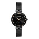 Relógio Mondaine Feminino Malha de Aço Preto Referência: 32911LPMVPE3