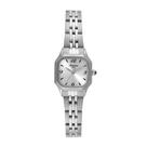 Relogio Mondaine Feminino Prata quadrado pequeno mini prateado 32820L0MVNE2