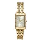 Relogio Mondaine Feminino Ref: 32781lpmvde1 Retangular Dourado