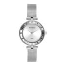 Relógio Mondaine Feminino Vidro Facetado Prata 32911L0MVNE2