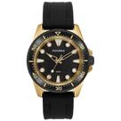 Relógio Mondaine Masc Dourado Silicone Preto 32953GPMVHI1