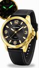 Relógio Mondaine Masculino Analógico De Pulso Dourado Preto Elegante Quartz Pulseira De Silicone Brilha No Escuro A Prova D água 50 Metros Original