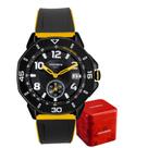 Relógio Mondaine Masculino Numeros Fluorescentes Preto