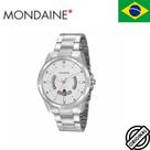 Relógio Mondaine Masculino Prateado Data Barato 32199g0mvne1