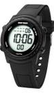 Relógio Mormaii Infantil Masculino e Feminino Digital Preto Pulseira Em Polímero LCD Positivo Calendário Alarme Cronometro Prova Dágua 100 Metros