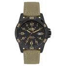 Relogio Mormaii Masculino Steel Pulseira Couro Nylon MO2317AB2P Relogio Mormaii Masculino Steel Pulseira Couro Nylon MO2317AB2P