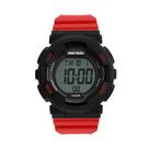 Relógio Mormaii Wave Preto Vermelho Masculino MO3415AE/8R