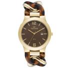 Relógio Mulher Technos Unique Dourado Bracelete Elos 2115TUT/1M