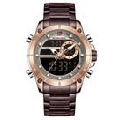 Relógio Naviforce 9163 Esportivo de Aço Á Prova dÁgua