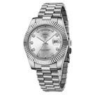 Relógio NIBOSI B04-All Silver Quartz em Aço Inoxidável para Homens Relógio NIBOSI B04-All Silver Quartz em Aço Inoxidável para Homens