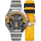 Relógio NUBEO SKYLAB AUTOMATIC Yellow Green NB-6083-33