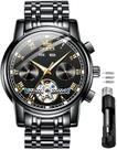 Relógio OLEVS Automático Tourbillon Self-Winding para Homens