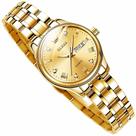 Relógio OLEVS Feminino - Aço Inoxidável Dourado e Impermeável
