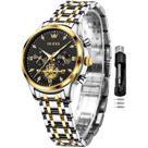 Relógio OLEVS Womens Business Dress Diamond Quartz Steel