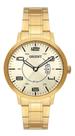 Relogio orient analo champanhe metal dourado fgss1198 c2kx
